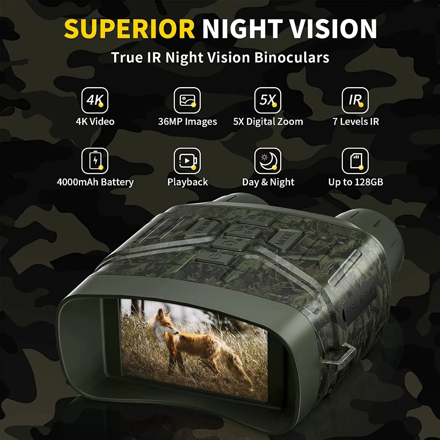 VisionSharp™ Night Binoculars