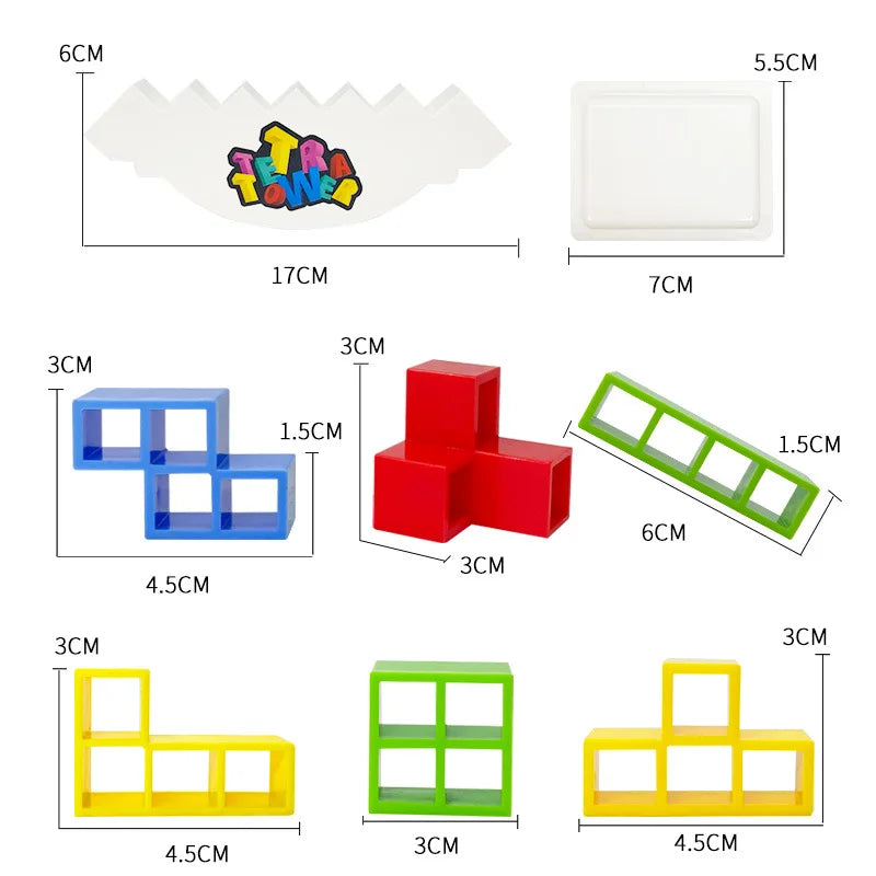 Tetra Tower™: Family Balance Block Game